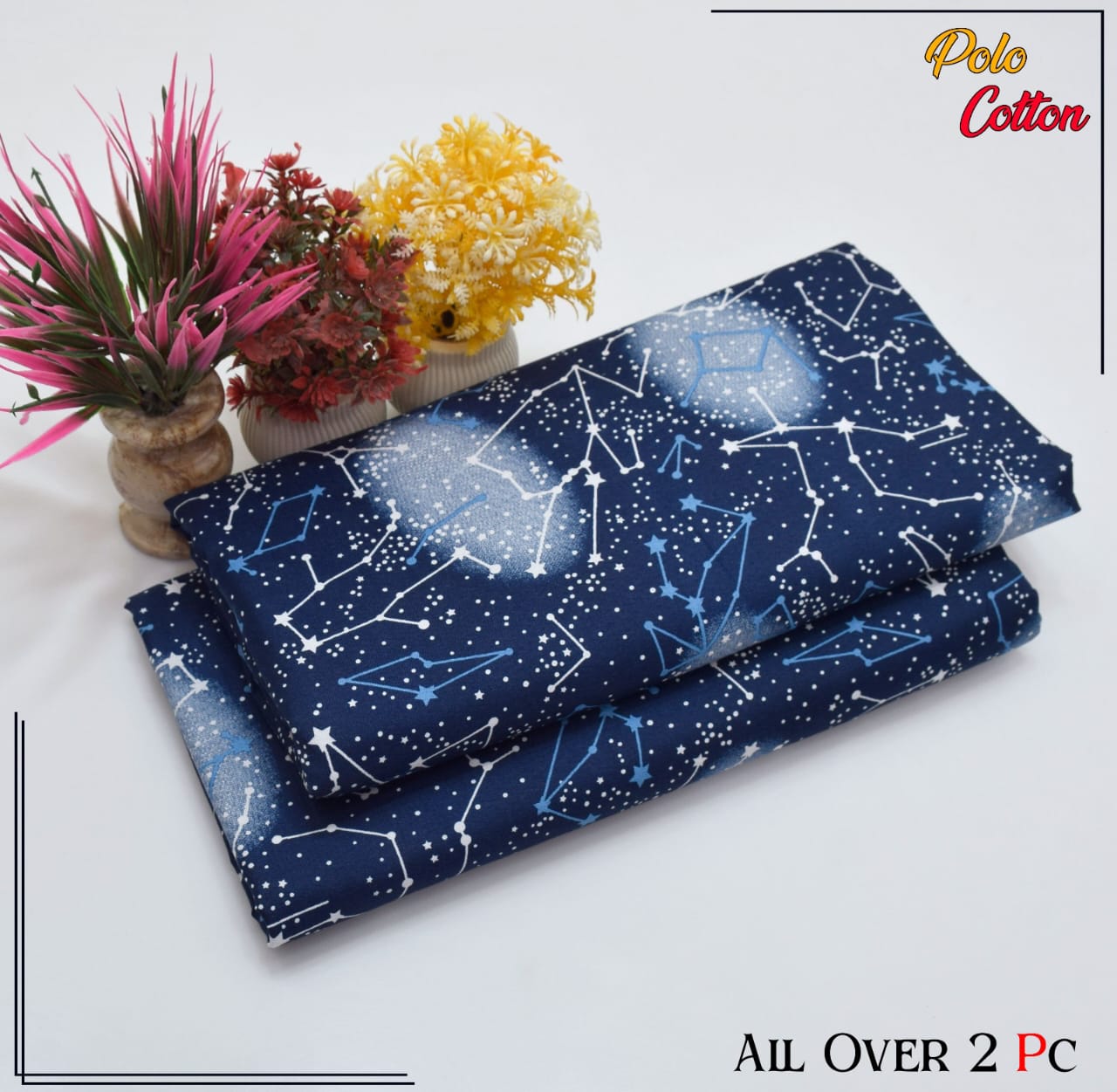 Premium Quality Ladies 2-Pc printed Polo Cotton