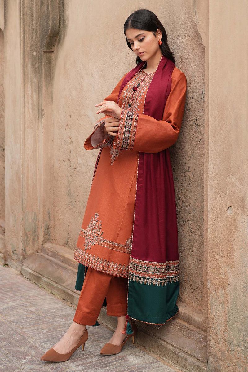 premium Quality embroidered Linen 3pc