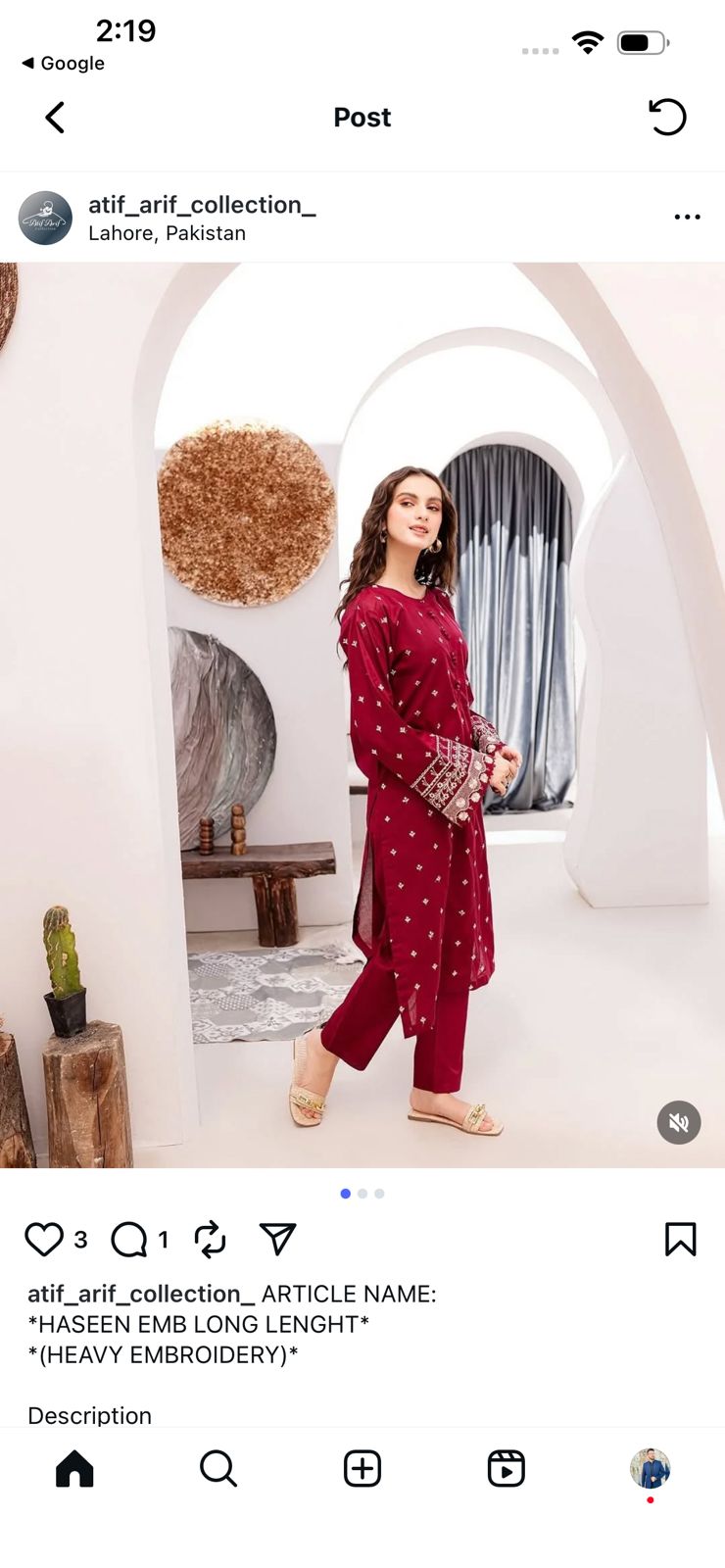 Premium quality Dhanak 2pc fully embroidered