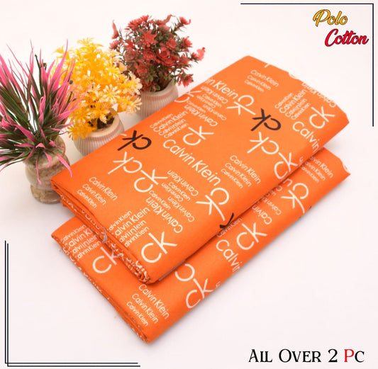 Premium Quality Ladies 2-Pc printed Polo Cotton