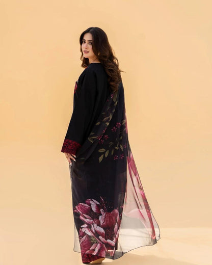 premium Quality embroidered Linen 3pc