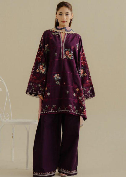 Premium quality linen 2pc embroidered