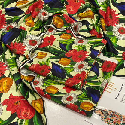 EGO Bana Dora Linen Digital Printed All over 3pc