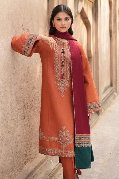 premium Quality embroidered Linen 3pc