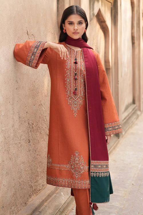 premium Quality embroidered Linen 3pc