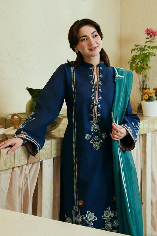 premium Quality embroidered Linen 3pc