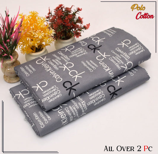 Premium Quality Ladies 2-Pc printed Polo Cotton